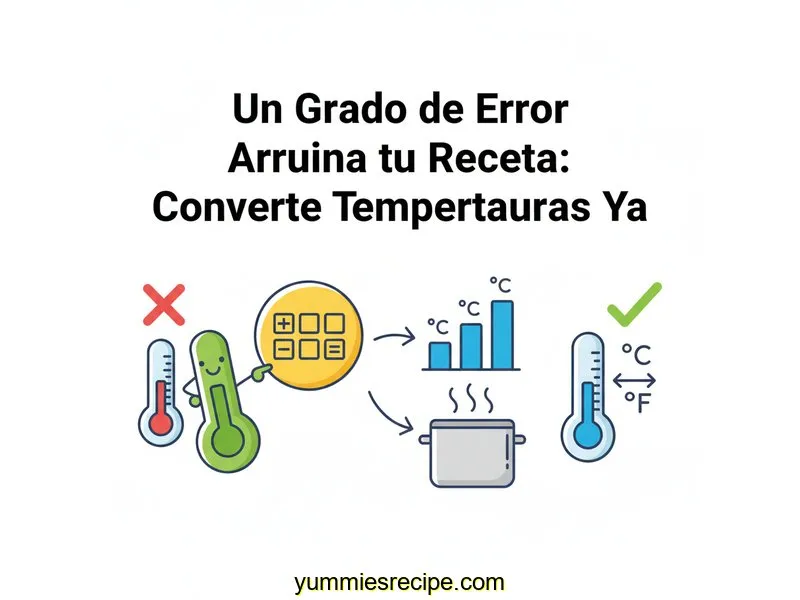 Un Grado de Error Arruina tu Receta: Convierte Temperaturas Ya
