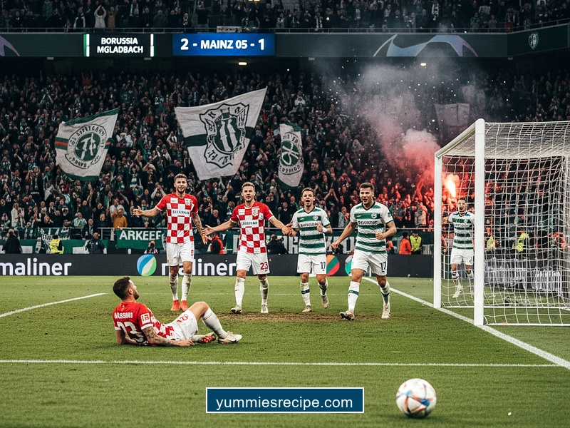 Unlucky own goal helps Gladbach beat Mainz