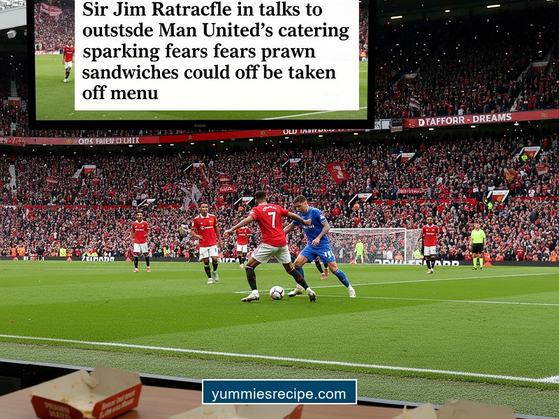 Sir Jim Ratcliffe in talks to outsource Man United’s catering sparking fears prawn sandwiches could be taken off menu